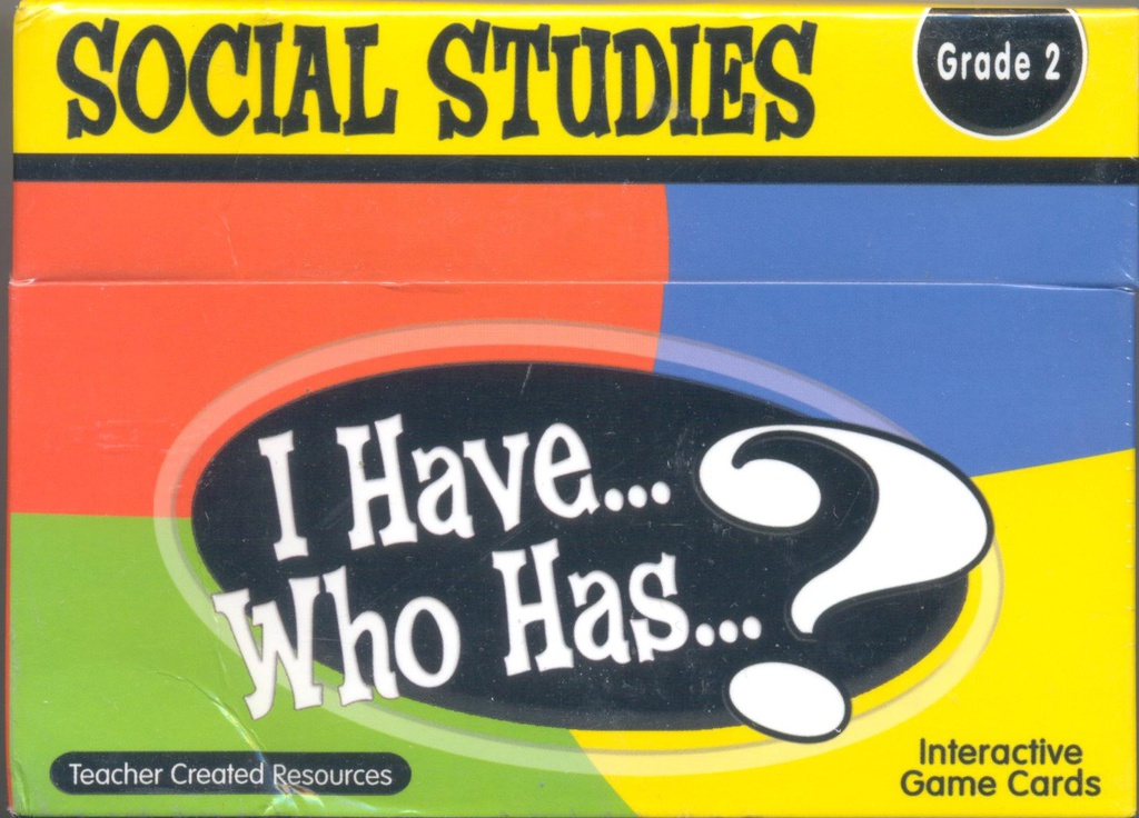 I Have... Who Has...? Social Studies Game (Gr. 2)