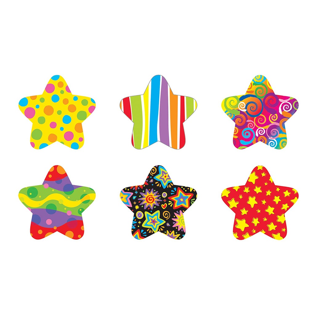 Star Medley Accents Variety Pk.6 designs 6 of each(6''=15cm) (36 pcs)