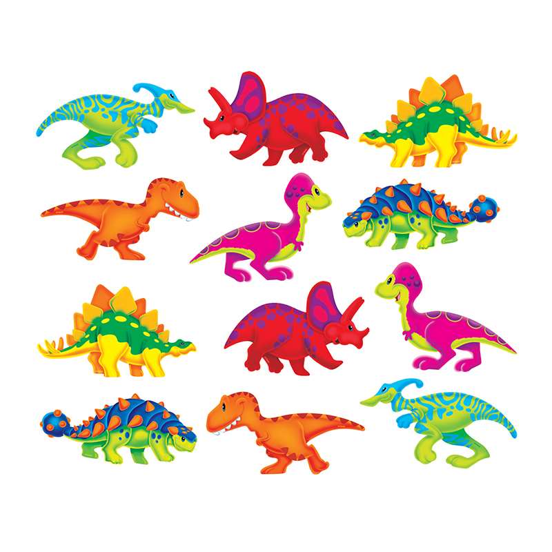 Dino-Mite Pals Accents Variety Pk.12 designs 3 of each 6.6'' (17cm)(36 pcs.)