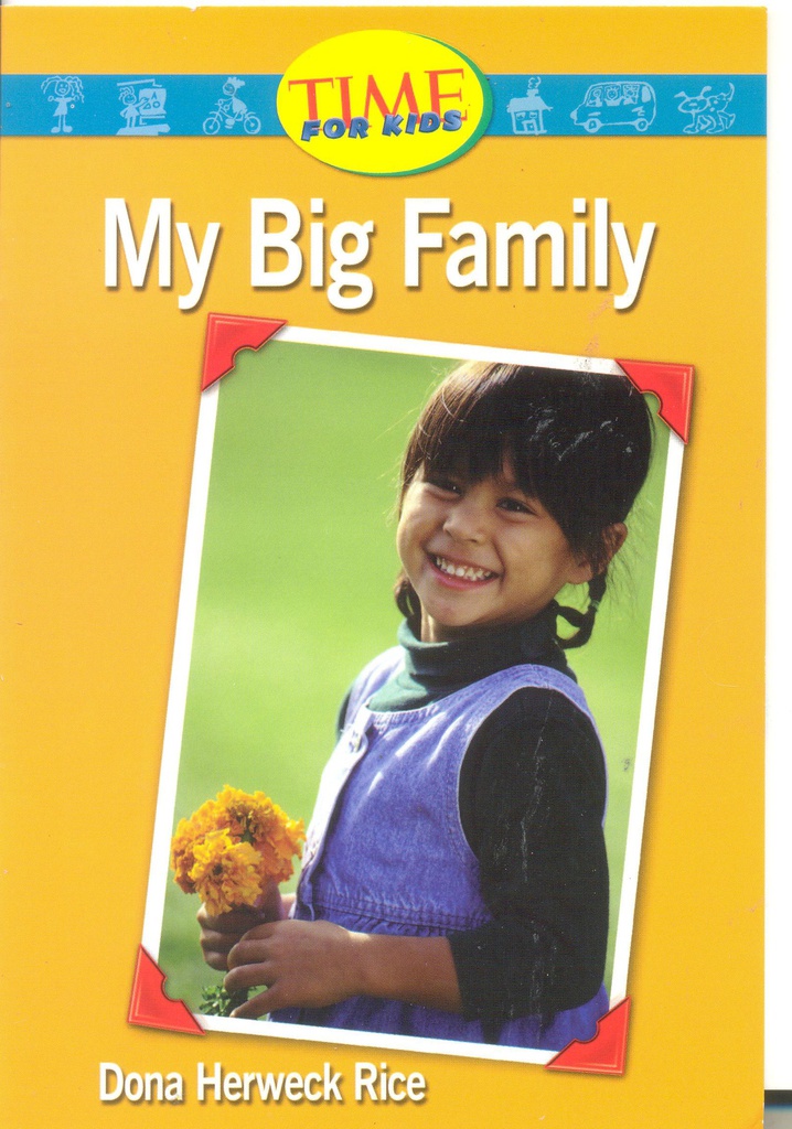 MY BIG FAMILY TIME FOR KIDS NONFICTION READERS