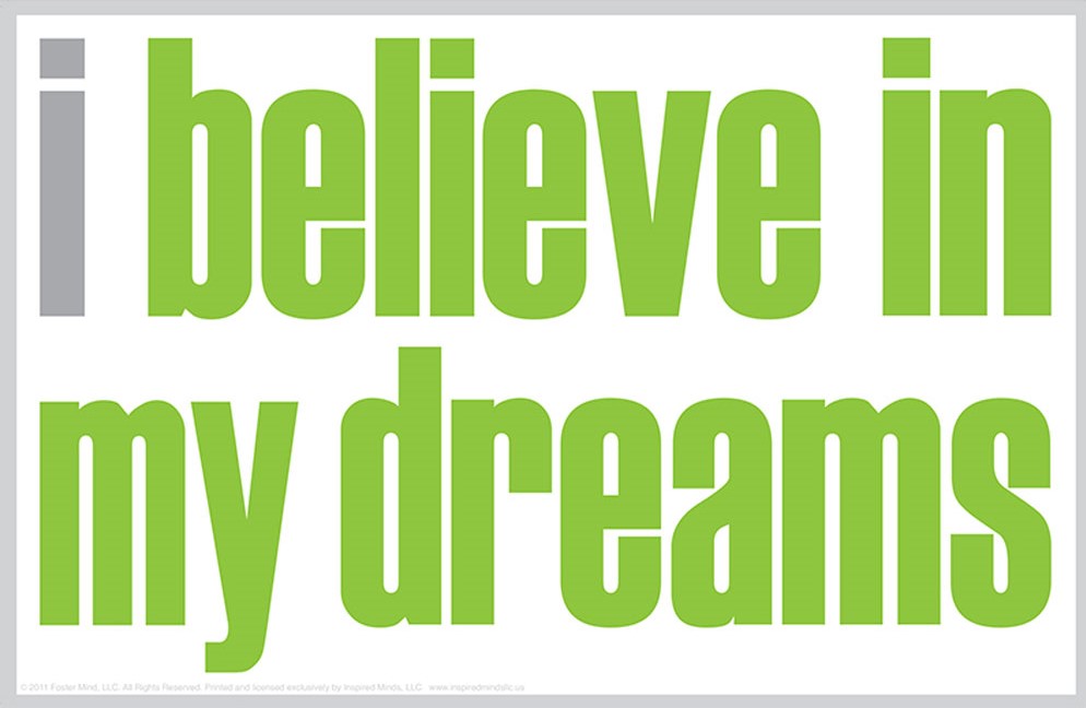 I BELIEVE IN MY DREAMS ENCOURAGEMENT NOTES (20 pcs)