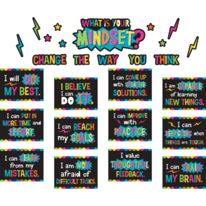 What is Your Mindset? Bulletin Board Set (28pcs)