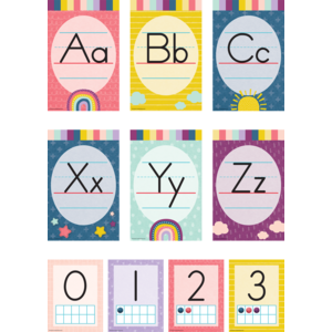 Oh Happy Day Alphabet Bulletin Board(37pcs)