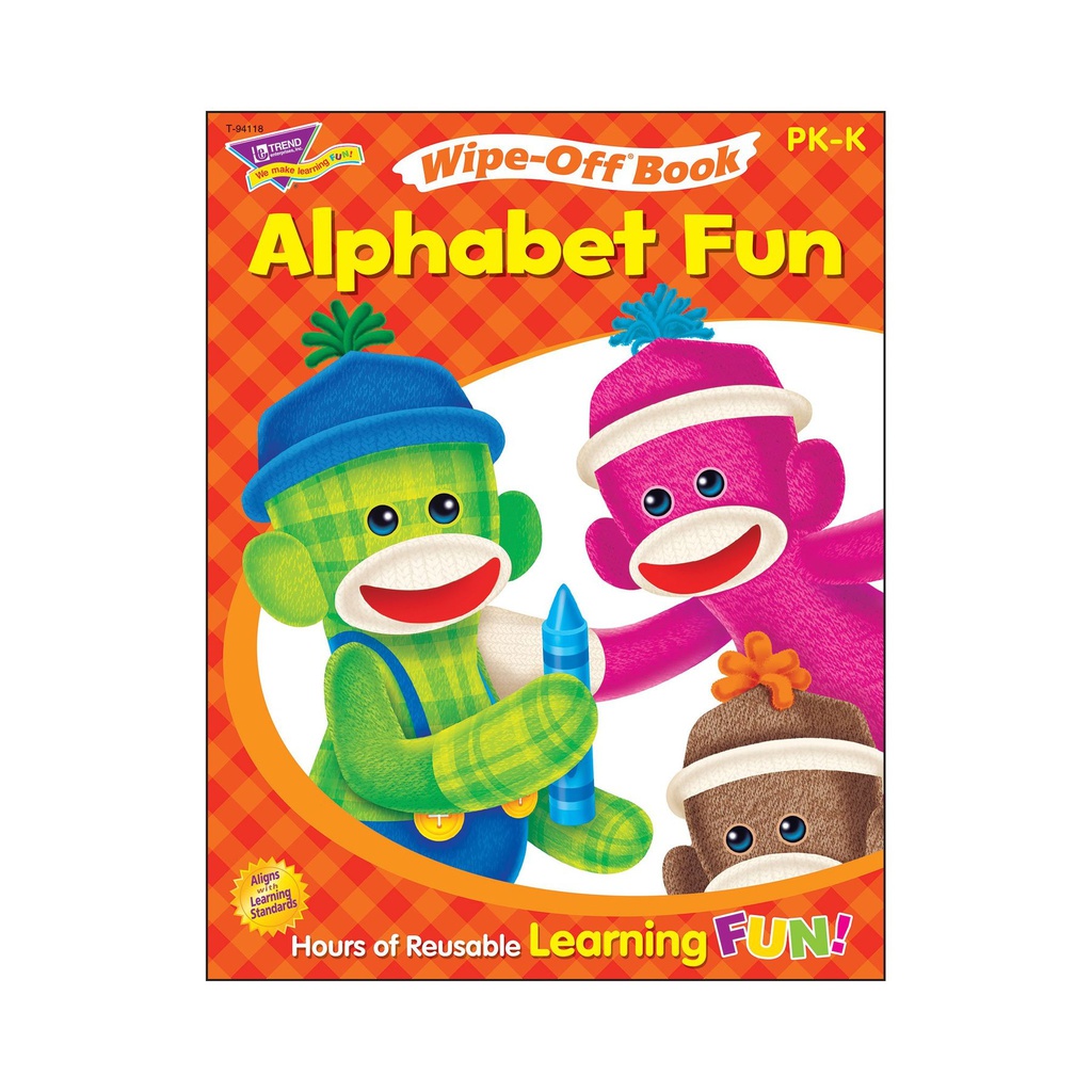 Alphabet Fun Sock Monkeys (PK-K) BOOKS