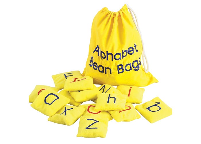 Alphabet Bean Bags Ages:3+ (26 letters)