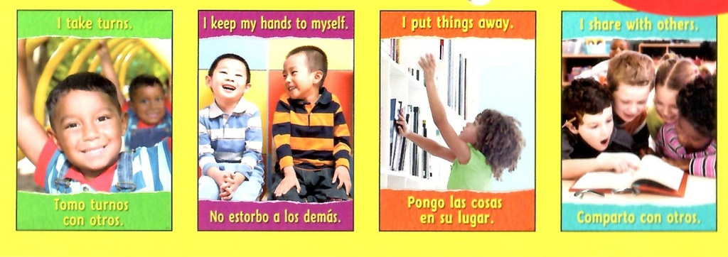 GETTING ALONG  Posters Combo Pack (Spanish/English) 48cmx 34cm(8 posters)