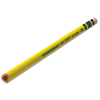 DIXON My 1st Tri-Write - Yellow - 13/32&quot; Primary Triangular Pencil -SINGLE
