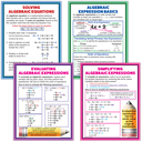 Algebraic Expressions &amp; Equations Poster Set (43cm x 55.9cm) 4 Posters