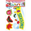 The 4 Seasons Learning  Bulletin Board Set (34 pcs)
