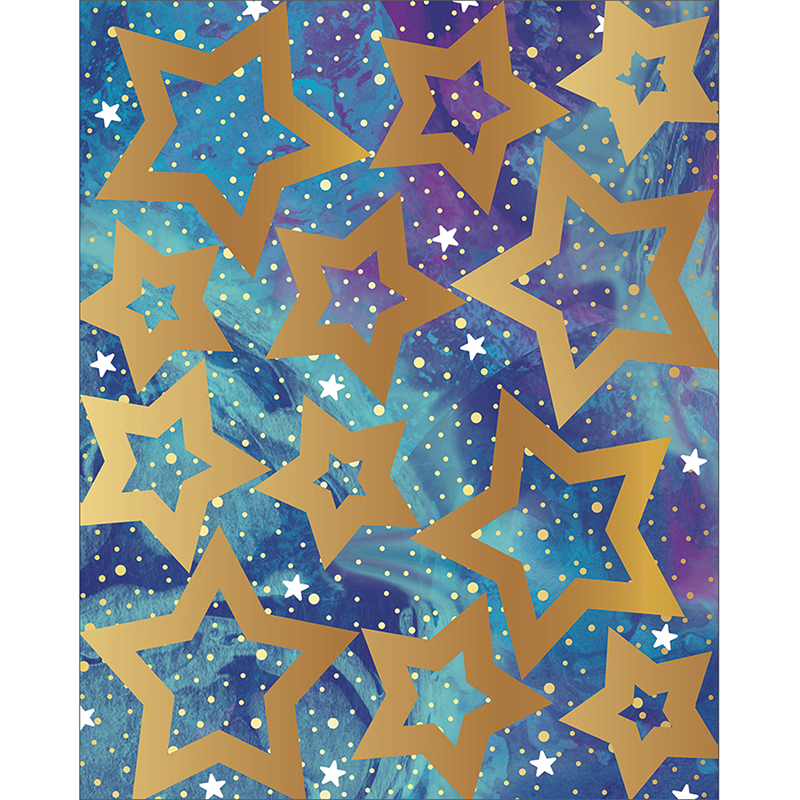 Galaxy Stars Shape Stickers  (72 Stickers)