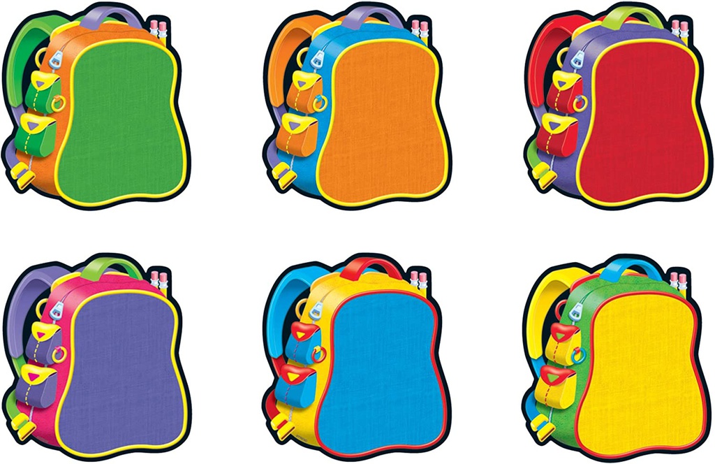 BRIGHT BACKPACKS ACCENTS 5.5'' to 6''(13.97cm to 15.24cm)  (36 pcs)