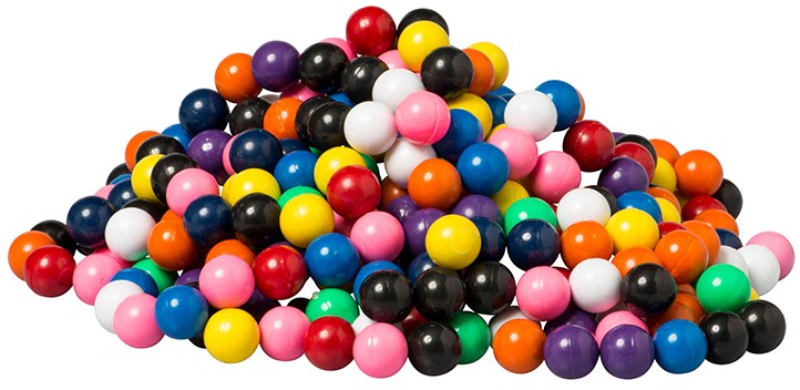 Magnet Marbles - solid-colored 50 pcs