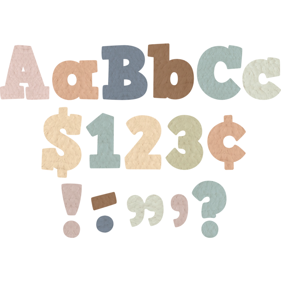 EVERYONE IS WELCOME 4&quot; BOLD BLOCK Letters Combo Pack (230 pcs)