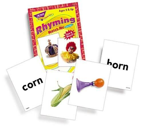 Rhyming Match Me Cards 2-sided (52 cards)