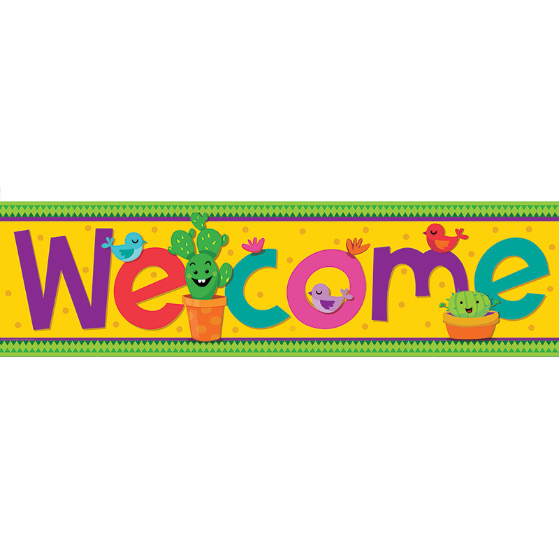 A SHARP BUNCH WELCOME BANNERS 12&quot; x 48&quot;  (30.5cm x 122cm)