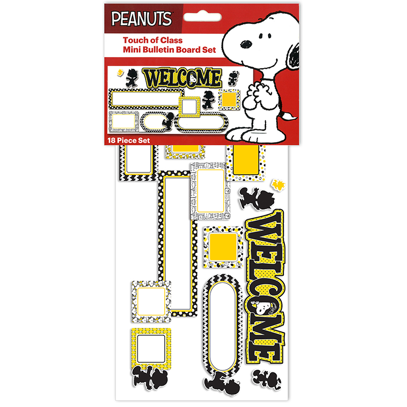 PEANUTS TOUCH OF CLASS WELCOME MINI BB SET (18 pcs)