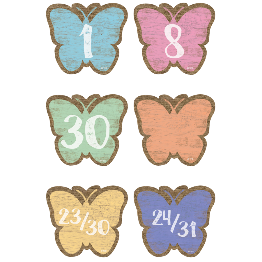 Home Sweet Classroom Butterflies Calendar Days (36/pkg)