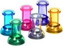 Jumbo Push Pin Magnets (set/2) Color choices: Clear, Pink, Yellow, Green, Blue, Purple