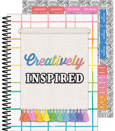 CREATIVELY INSPIRED TEACHER PLANNER (128 stickers 116 stickers)