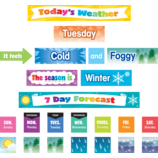 Colorful Weather Pocket Chart Cards (94cards)