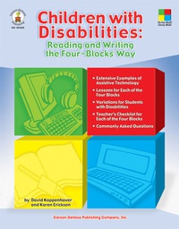 [CD104235] Children with Disabilities: Reading and Writing the Four-Blocks Way (1–3)Book