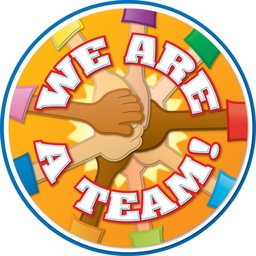 [CDX188012] We Are a Team! Two-Sided Decoration (45cm.x 39cm.)