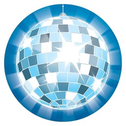 [CDX188035] Disco Ball Two-Sided Decoration  (45.5 cm x 45.5 cm)