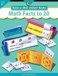 [CTP1927] Build-a-Skill Instant Books: Math Facts to 20 Gr K-1