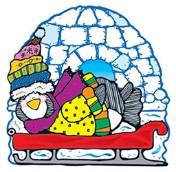[DJX688012] Penguin Pal 2 Sided Decor Hang Door (45cm.x35cm.)