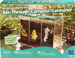 [EI5095] NOW YOU SEE IT, NOW YOU DON'T SEE-THROUGH COMPOST CONTAINER (32cmx21cm)