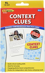 [EPX62992] Reading Comprehension Practice Cards: Context Clues (Yellow Level)(54cards)