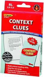 [EP63071] Reading Comprehension Practice Cards: Context Clues (Red Level)(54cards)