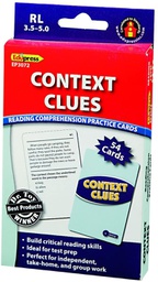 [EP63072] Reading Comprehension Practice Cards: Context Clues (Blue Level)(54cards)