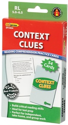 [EP63404] Reading Comprehension Practice Cards: Context Clues (Green Level)(54cards)
