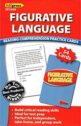 [EPX63409] Reading Comprehension Practice Cards: Figurative Language (Red Level) 54 Cards