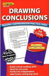[EPX63415] Reading Comprehension Practice Cards: Drawing Conclusions (Red Level) 54 Cards