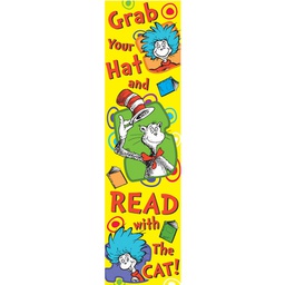 [EUX849033] Cat in the Hat TM Grab Your Hat and READ Banner
