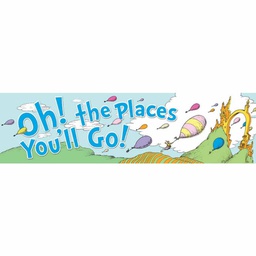 [EU849581] Dr. Seuss Oh the Places Balloons banner 45''x12''(114.3cmx30.4cm)