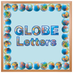 [HYGX10019] Punch-Out Letters, Globes (3”=7.6cm)(350pcs)