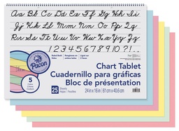 [P0074732] CHART TAB ASST CLR 1IN CUR 24X16 25CT-24