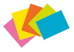 [P1721] INDEX CARD SUPERBRIGHT ASST 4X6 PLAIN