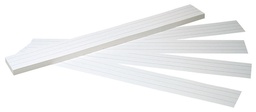 [P5166] SENTENCE STRIPS LIGHTWEIGHT WHITE 3&quot;X24&quot; RULED 100ct