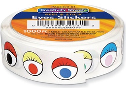 [PAC34031] Eyes Stickers on roll – Multicolor 1000pcs