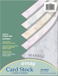 [PX101245] ARRAY CARDSTOCK MARBLE ASST (8.5''X11'')(21.5cmx27.9cm)
