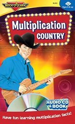 [RLX925] ROCK 'N LEARN MULTIPLICATION COUNTRY CD &amp; BOOK