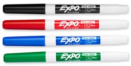 [SAN86074] EXPO2 LOW ODOR DRY ERASE 4 COLOR MARKER SET FINE TIP