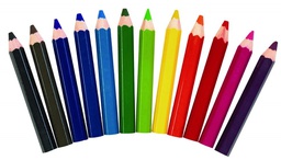 [STUBPEN12] STUBBY CHUBBY COLOR PENCILS-12PCS