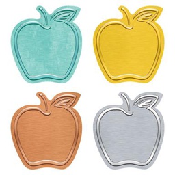 [T10735] I  Metal Apples Mini Accents Variety pack (36 pcs)(3''=7.6cm)