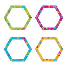 [T10740] Color Harmony Hexa-swirls Mini Accents Variety pk (3''=7.6cm)(36 pcs)