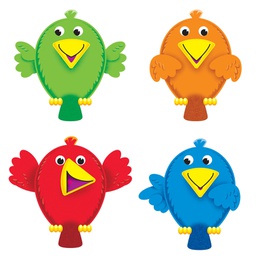 [TX10889] Busy Birds Mini Accent Variety pk.6 designs 3''(7.5cm) (36 pcs)
